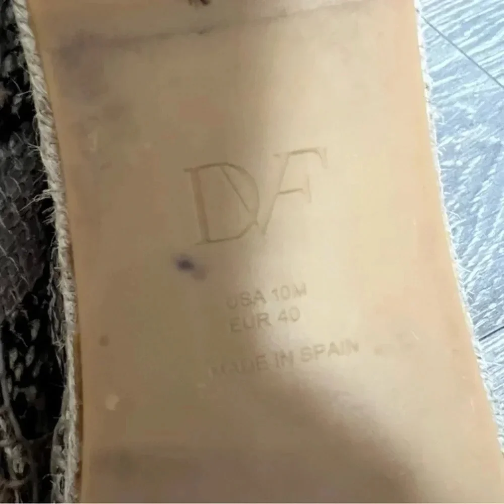 Diane Von Furstenberg Cairo Snakeskin Espadrille